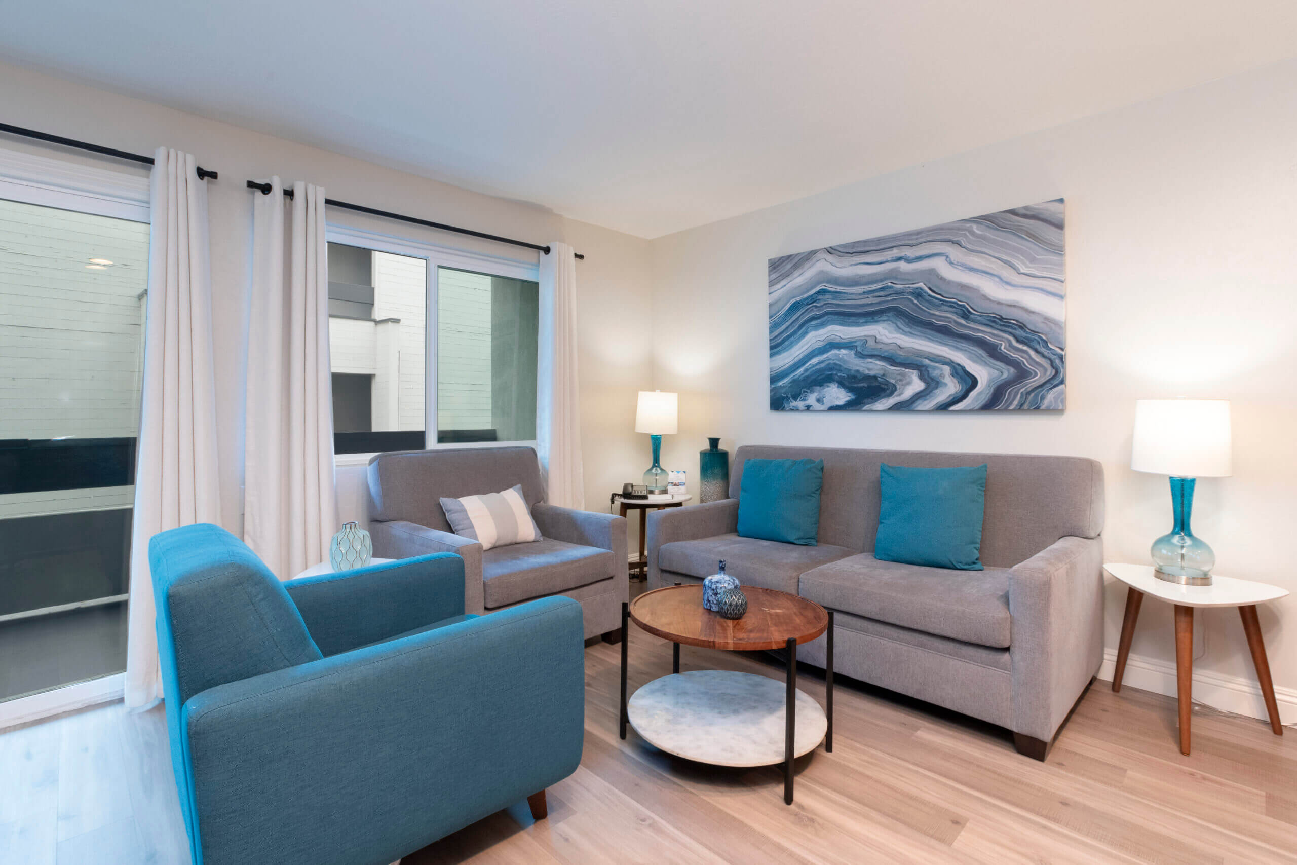 Standard 1 bedroom living room