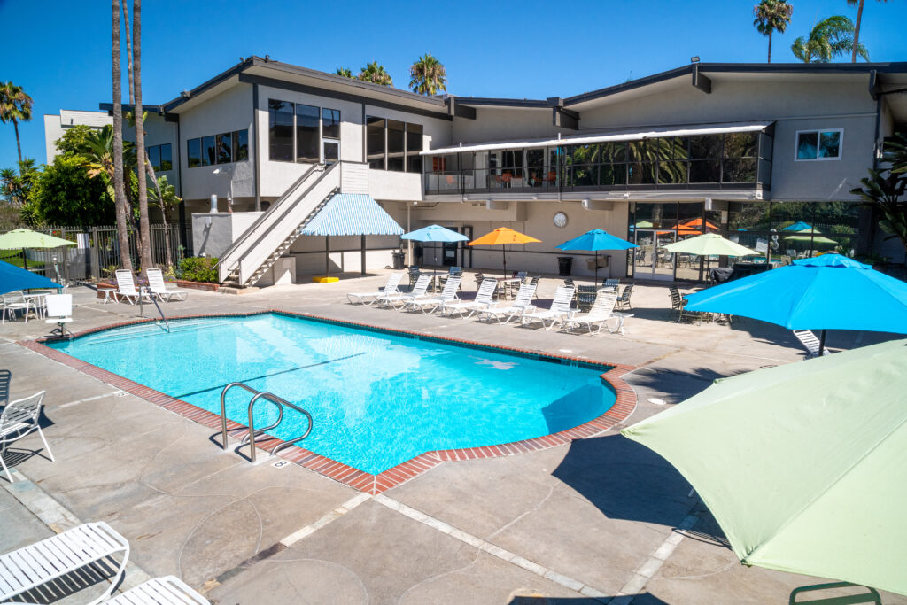 outdoor pool at SCI