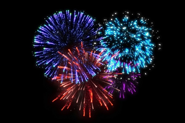 fourth of july in san clemente fireworks in the sky